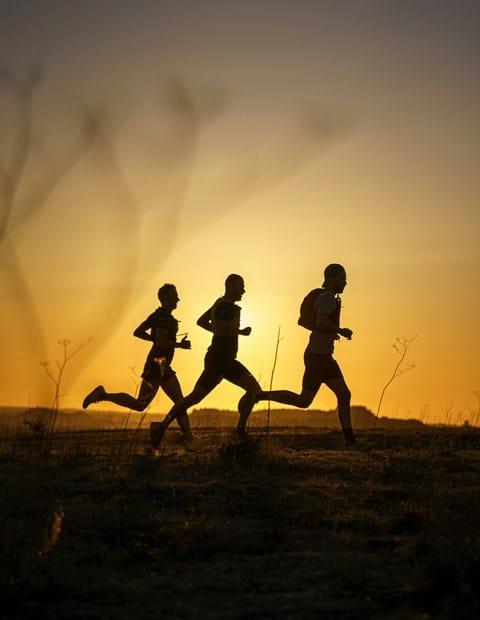 running