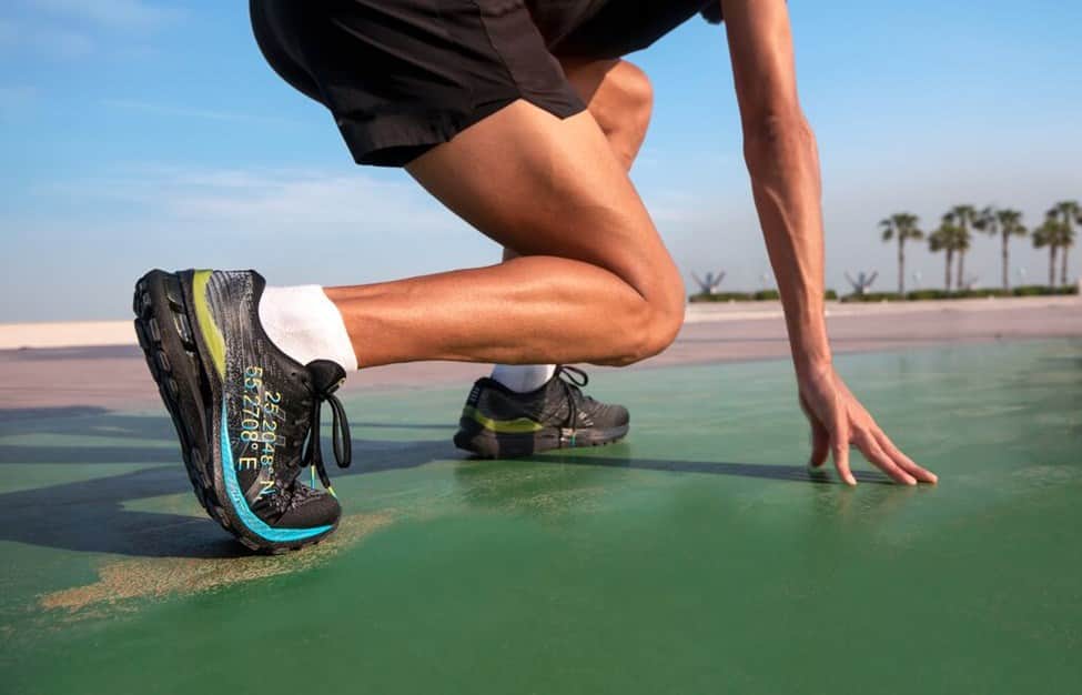 Wear suitable running footware