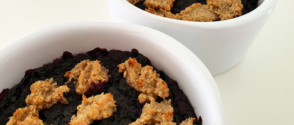 Beat the Morning Blues with Blueberry Oatmeal Crumble