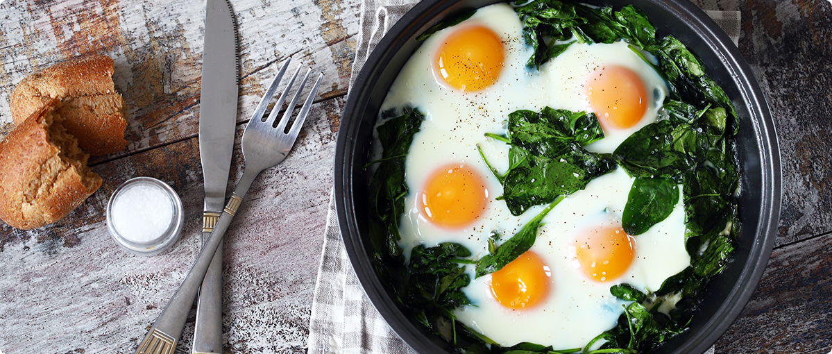 Baked Green Eggs